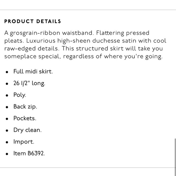 MADEWELL Satin Pleated A Line Midi Skirt - Picture 11 of 16